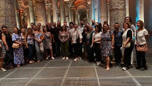 Başkonsolos Yerebatan sarnıcına hayran kaldı