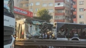 Avcılar’da iki metrobüs çarpıştı: 42 yaralı