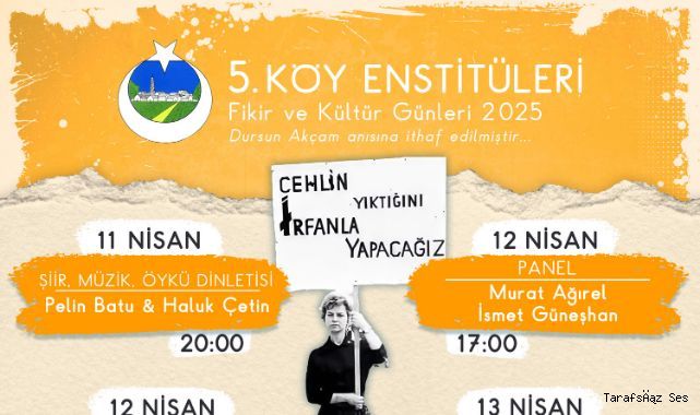 5. Köy Enstitüleri Fikir ve Kültür Günleri yine farkındalık yaratacak!