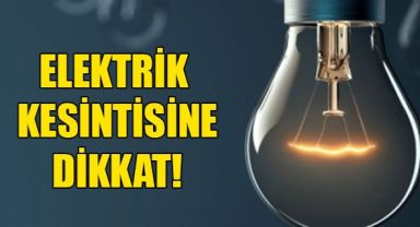 İzmir elektrik kesintisi 17 Eylül Çarşamba