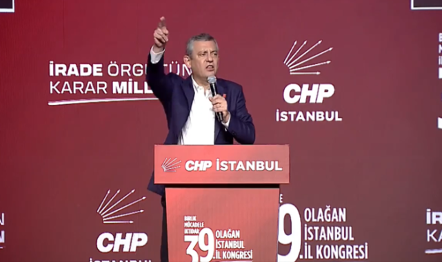 Son dakika | Özgür Özel İstanbul kongresinde rest çekti: