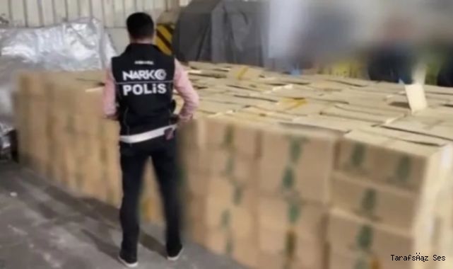 Derince Limanı'nda uyuşturucu operasyonu: 1 ton 508 kilogram skunk ele geçirildi