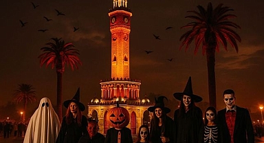 İzmir'de Cadılar Bayramı temalı gece koşusu yapıldı! İşte sosyal medyada gündem olan o anlar