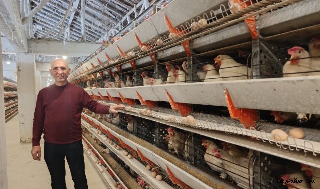 SİMAV’IN KUŞU BELDESİNDE 16 BİN TAVUKLA YUMURTA ÜRETİMİ BAŞLADI