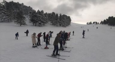 GEDİZ MURAT DAĞINDA KIZAK VE KAYAK FESTİVALİ 18 0CAK PAZAR GÜNÜ