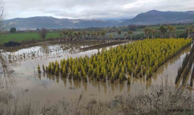 Sağanak yağış Ödemiş’te zarara neden oldu