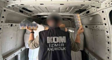 İzmir’de 4,5 milyon lira değerinde kaçak tütün mamulü ele geçirildi