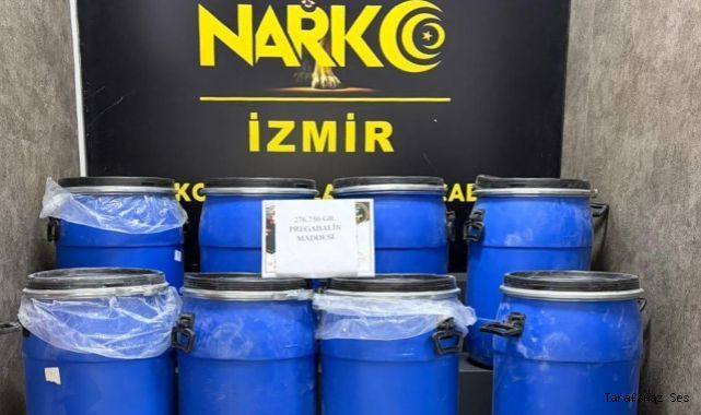 İzmir’de uyuşturucu sevkiyatına polisten operasyon