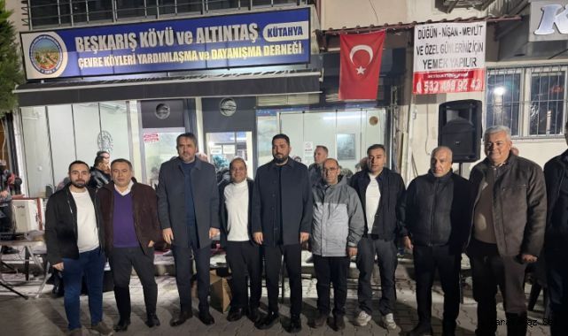 KÜTAHYA ALTINTAŞ BEŞKARIŞ VE ÇEVRE KÖYLERİ DAYANIŞMA DERNEĞİ İFTAR YEMEĞİ VERDİ