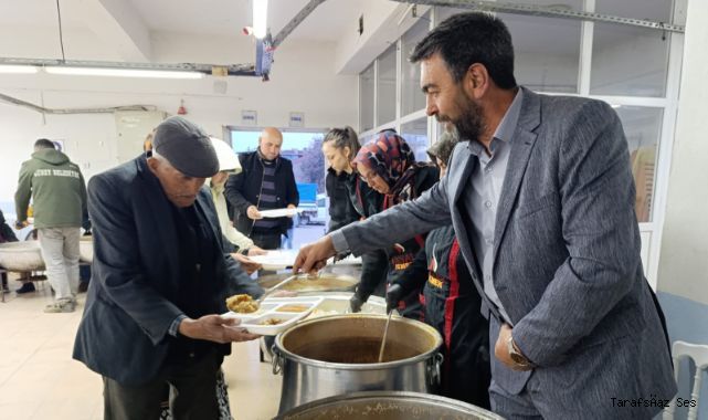 SİMAV GÜNEY BELDESİNDE 750 KİŞİLİK GÖNÜL SOFRASI KURULDU